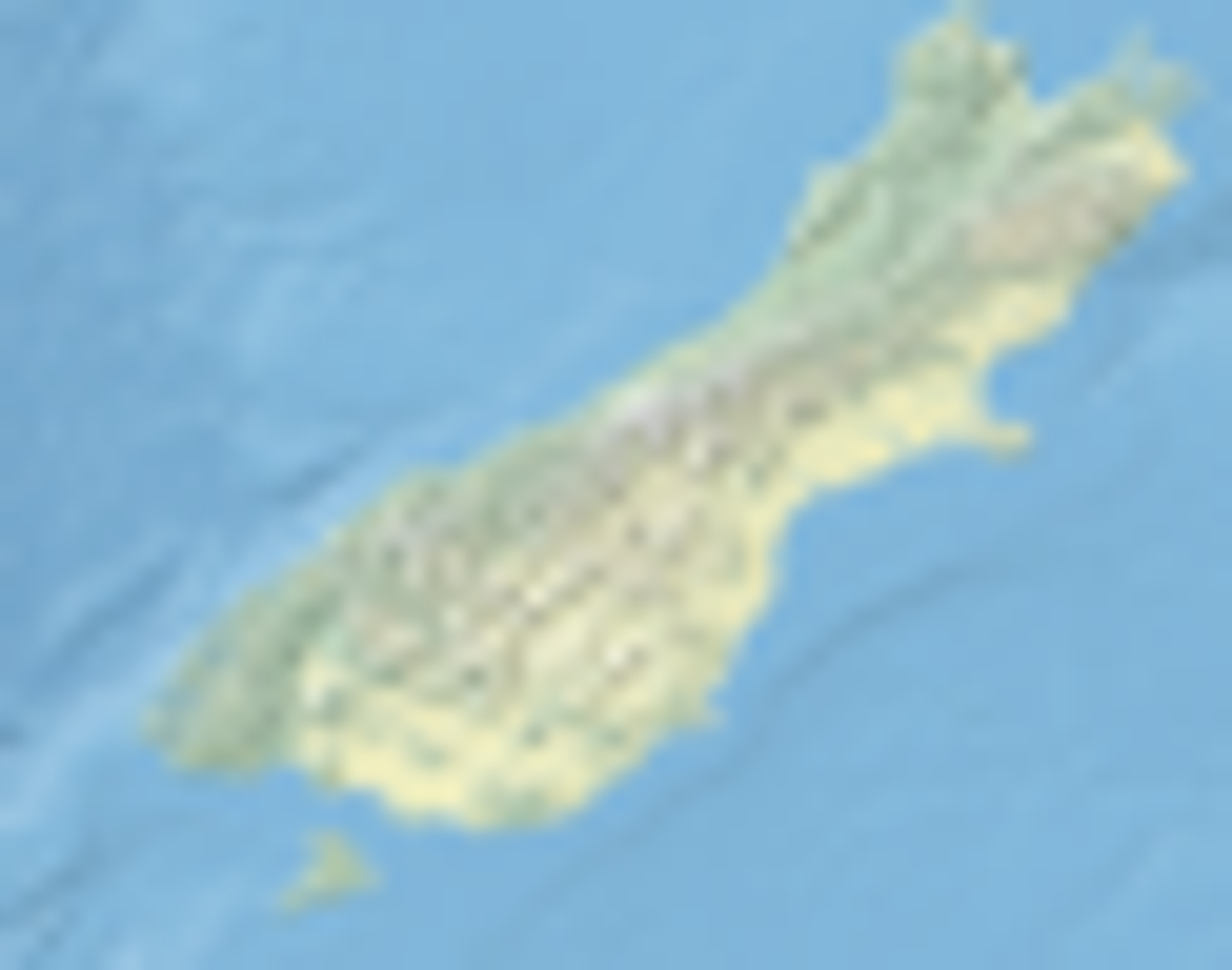 South Island map background